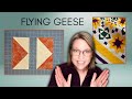 Flying Geese made easy! - I'll show you how to make (and trim) perfect flying geese blocks.