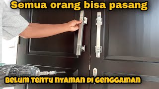 Cara pasang tarikan pintu ‼️ hendel pintu utama minimalis