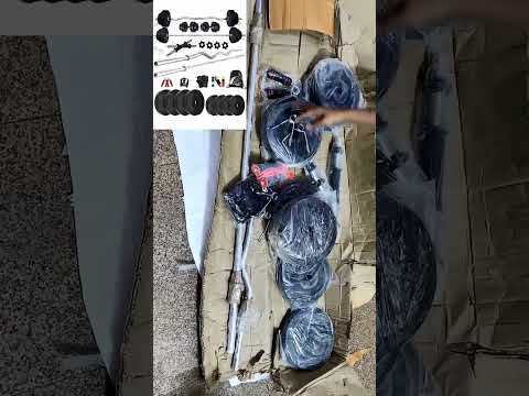 unboxing Dumbbell set