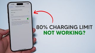 80% Charging Limit Not Working??