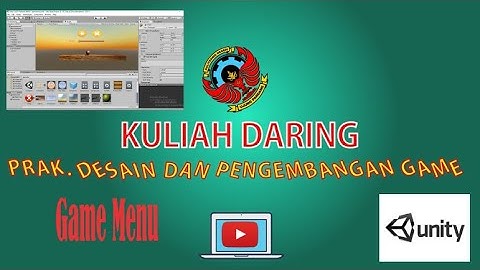 Cara membuat game Unity 3D-Game Menu