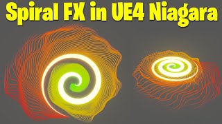 Spiral FX in UE4 Niagara Tutorial | Download Files