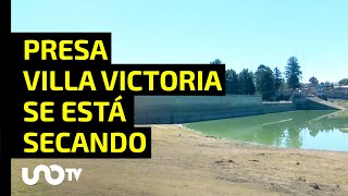 Se está secando Presa Villa Victoria del Sistema Cutzamala, afirman lugareños