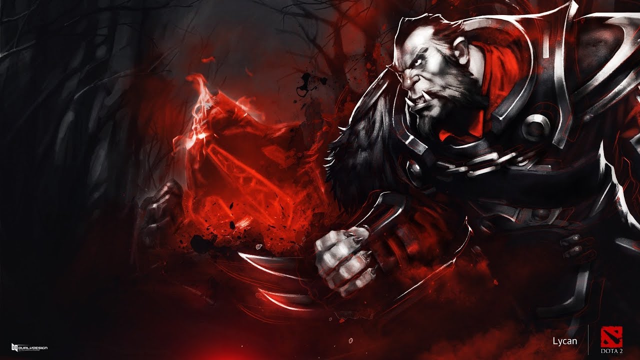 How to jungle lycan (dire) 9 min midas