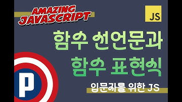 자바스크립트 입문 강의 -  11.  함수 선언문과 함수 표현식
