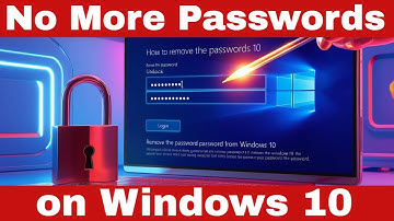 How to Remove Password from Windows 10 in Just 2 Minutes!