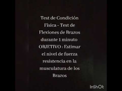 test de flexiones de brazos protocolo