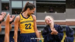 Michigan's Zoë Bormet gets involved with Team IMPACT