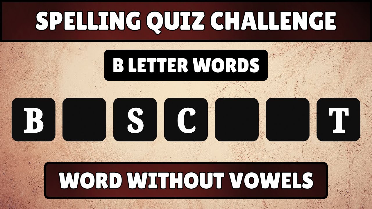 Spelling Quiz - Can You Score 60/60? | Trivia Quiz