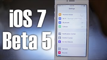 iOS 7 Beta 5 New Features and Overview