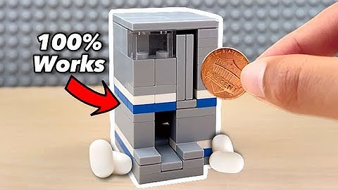 WORLD’S SMALLEST LEGO CANDY MACHINE- EASY TUTORIAL