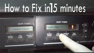 How to fix paper jam In Brother DCP- T300/DCP -J100/Brother DCP -T310 Multifuncation printer