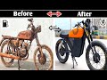 Build Your Old Petrol Bike to Electric At home  || DIY Project  || Creative Science