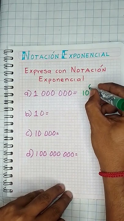 Expresa con Notación Exponencial #exponentes #base10 #prepaabierta ...