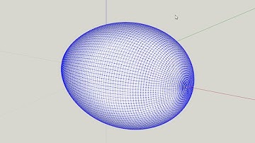 Creating a 3D Egg in SketchUp with U-V PolyGen