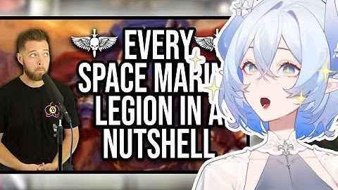 Vtuber Reacts To Every Single Warhammer Space Marine Legion In A Nutshell | Bricky Reaction