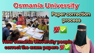 Osmania university Paper correction process// How semester papers are corrected /💯 ✅️ O.U/ Viral