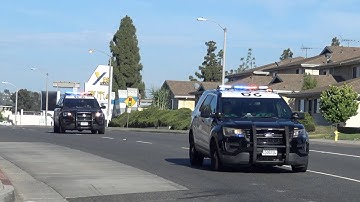 (SCC Broadcast) LASD Units Responding to a Robbery Just Occurred