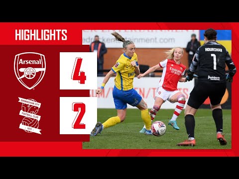 HIGHLIGHTS | Arsenal vs Birmingham City (4-2) | Souza, Miedema, Mead, Foord