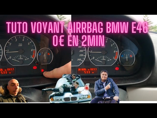 TUTO VOYANT AIRBAG BMW E46 0€ - YouTube