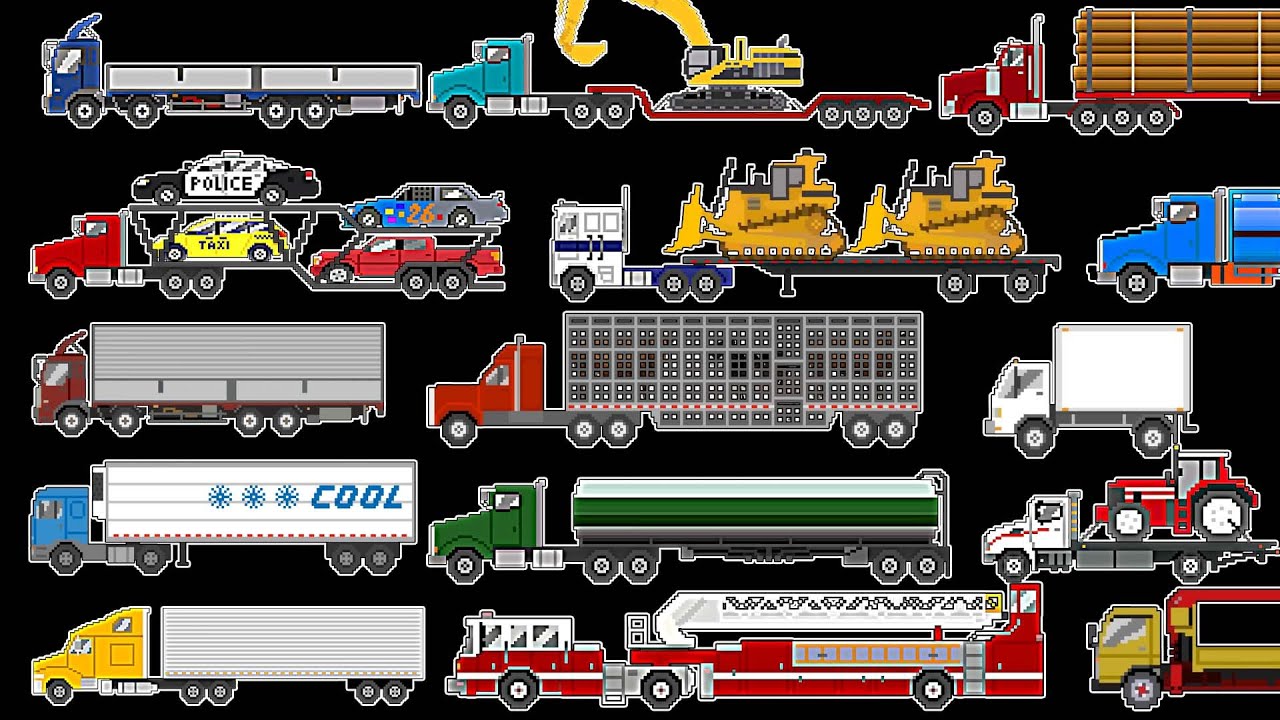 NEW 5 Minutes Of Heavy Duty Vehicles Compilation For The Kids NEW 5 Minutes Of Heavy Duty Vehicles Compilation For The Kids