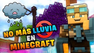Como QUITAR la LLUVIA para SIEMPRE 💧 MINECRAFT TUTORIAL 🌎 #short