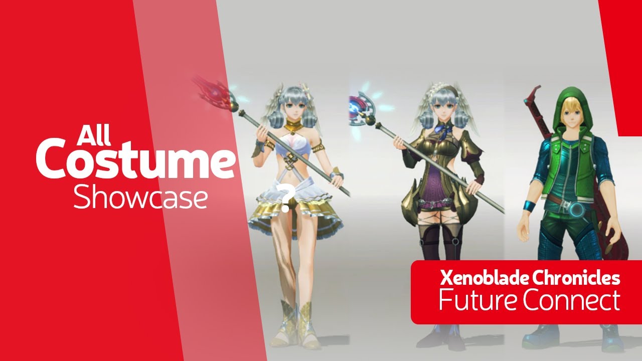 Xenoblade Chronicles future connect All Costume set showcase YouTube