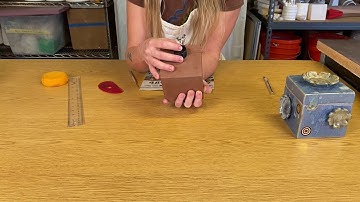 Hard Slab Construction: Ceramic Lidded Box- How to Cut Your Lid