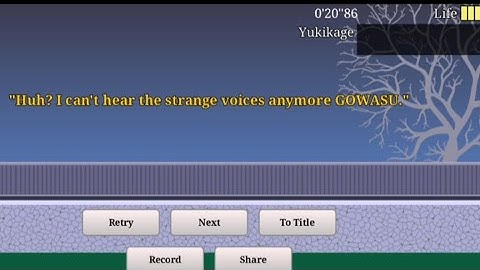 yukikage no-hit hard mode in 0