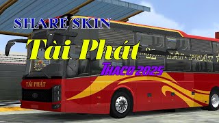 Share Skin Tài Phát Thaco 2025 | Bus Simulator Indonesia screenshot 4