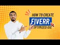 Class 5 : Fiverr Gig Create