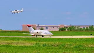 U.S. Air Force | Beechcraft T-1A Jayhawk / Pratt & Whitney JT15D-5B Takeoff From JCI - RA 91-0102