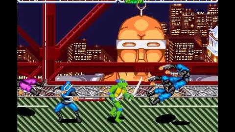 Teenage Mutant Ninja Turtles IV: Turtles In Time - Game Over (SNES)