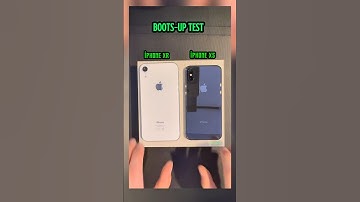 İPhone XR vs IPhone XS ⚔️ BOOTS-UP TEST