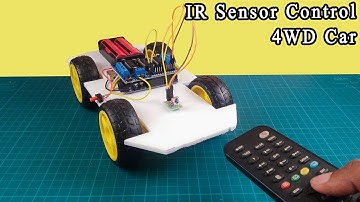 How to make an IR REMOTE CONTROL CAR | IR REMOTE CONTROL CAR with Arduino UNO and L293D motor driver
