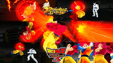 Goku SSJ4 | LightSpeed ​​x10 Kamehameha | X | Dragon Ball Z Budokai Tenkaichi 3 Mod