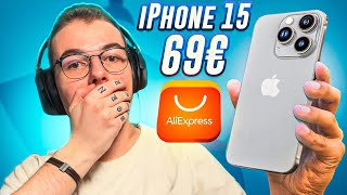J'ai acheté ce FAUX iPhone 15 sur AliExpress ! (unboxing)