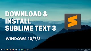 download sublime text for windows 10 download sublime text for windows 10