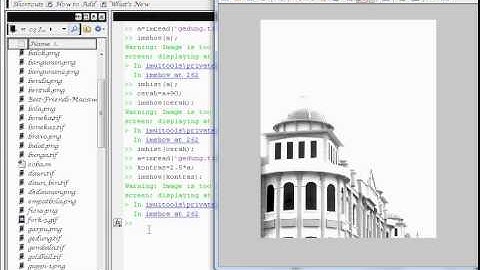 Operasi pixel dan histogram pada matlab