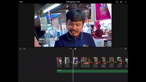 iOS iMovie  Navigating Timeline