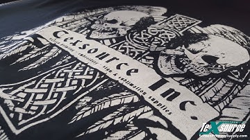 Screen Printing Matsui Ink - Discharge and Water Based Demo