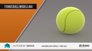 MayaTutorial- How to Model a Tennis Ball in Maya