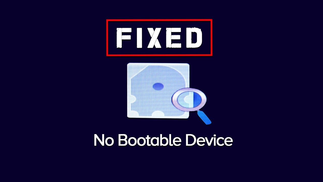 no bootable device gateway laptop windows 10