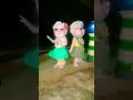 Granny Gnomes midnight dancing on the beach.