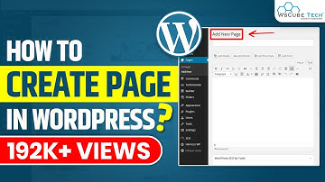 How to create Page in WordPress - WordPress Tutorial for Beginners
