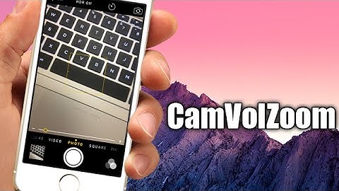 CamVolZoom - iOS 8 Jailbreak Cydia Tweak