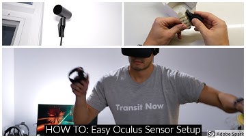 Oculus Rift Sensor Setup Tutorial - Effortless 360 Roomscale Tracking