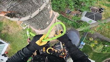 Risk management with the English prusik and overhand locking into thimble loop #shorts