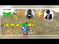 🥰1v1||😱 @Louwan gaming Vs @Toxwan hard 😱1v1 clutch || pubg mobile lite #Toxwan