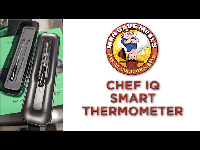 Chef iQ Smart Wireless Meat Thermometer w/ 3 Probes, Unlimited Range,  Bluetooth & Wifi, App Enabled, Smart Hub 